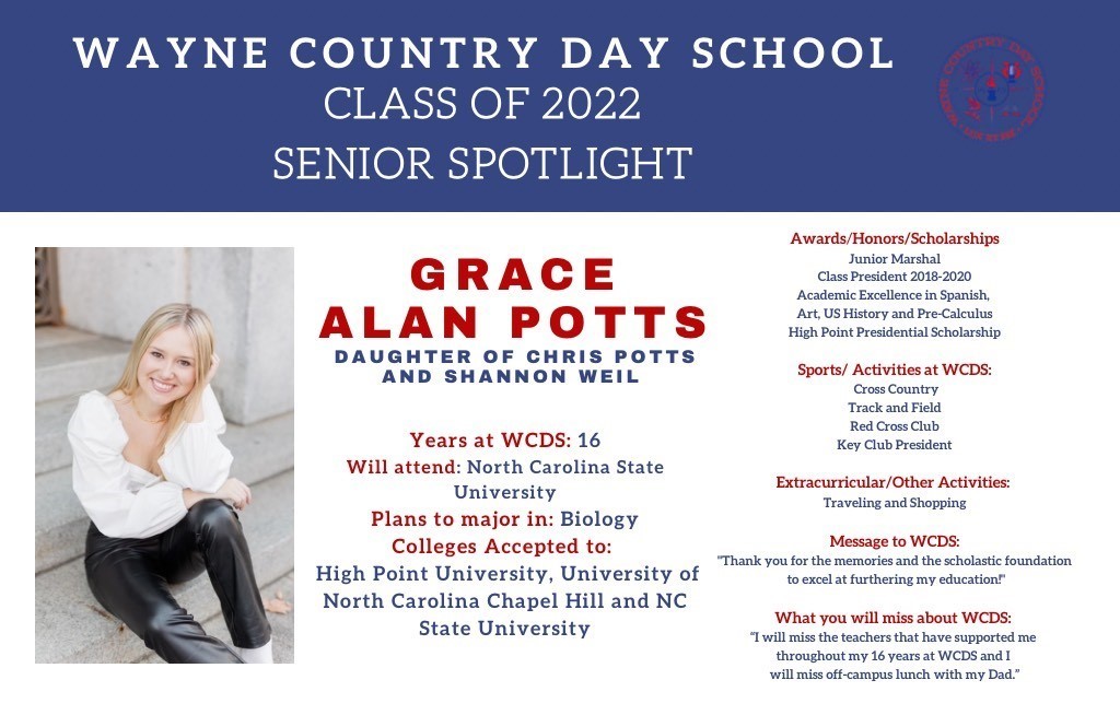 Grace Alan senior spotlight