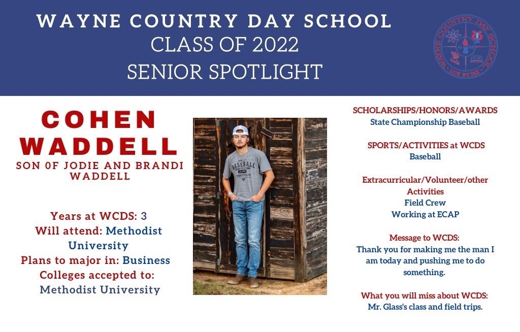 Cohen senior spotlight