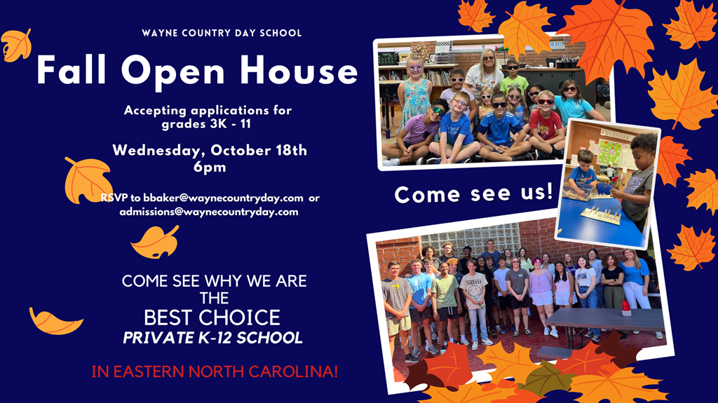 Fall open house flyer